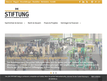 Tablet Screenshot of die-stiftung.de